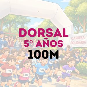 Dorsal - Infantil 5 años